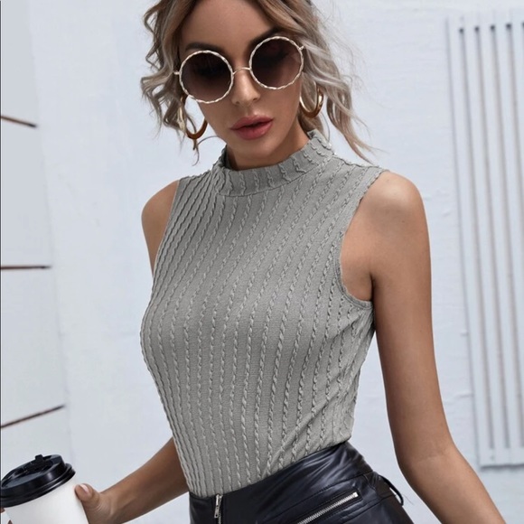 Gray Tank BodySuit - Picture 5 of 5